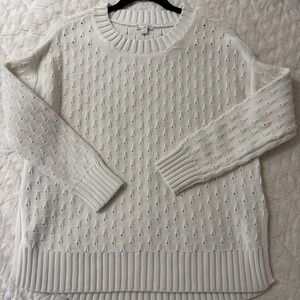 GAP Women's Cream Crew Neck Sweater